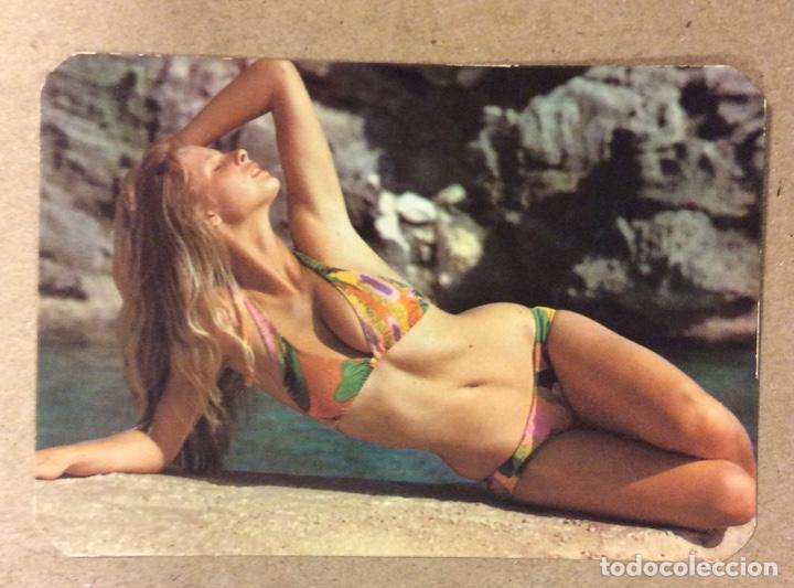 Coleccionismo calendarios: BAR LA JARRA (OCHARCOAGA - BILBAO). CALENDARIO PUBLICITARIO DE 1976. CHICA BIKINI