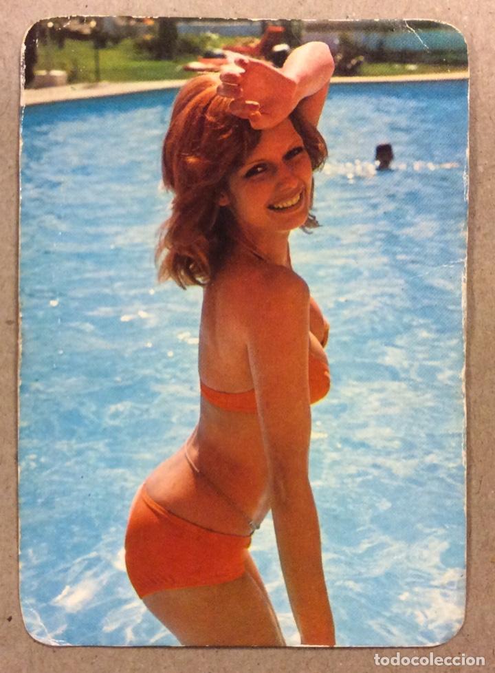 Coleccionismo calendarios: PELUQUER&Iacute;A VDA. DE ARRANZ (BILBAO). CALENDARIO PUBLICITARIO DE 1976. CHICA BIKINI