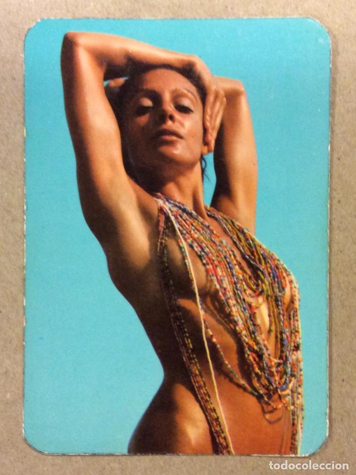 Collectables Calendars: ESPECIALIDADES EL&Eacute;CTRICAS LAUSANAS S.A. (BILBAO). CALENDARIO PUBLICITARIO DE 1975. CHICA BIKINI.