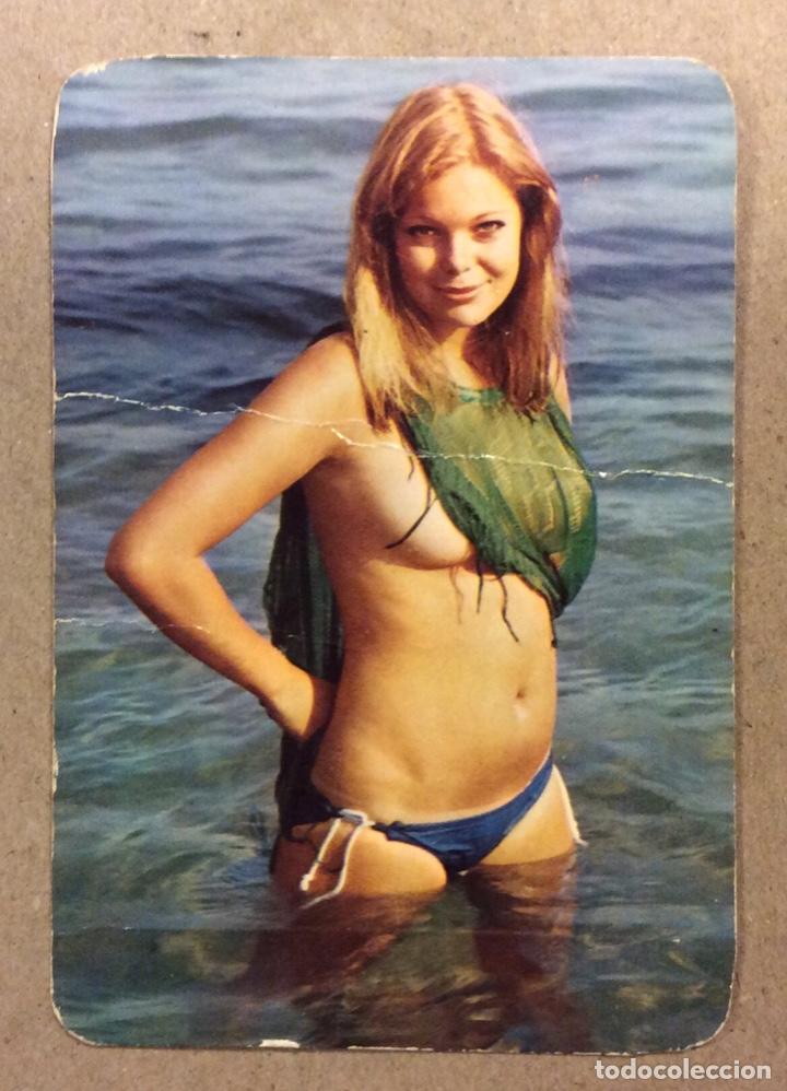 Coleccionismo calendarios: WHISQUERIA LA CEPA DE ORO (BILBAO). CALENDARIO PUBLICITARIO DE 1975. CHICA BIKINI