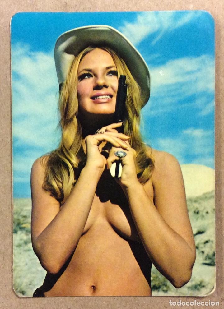 Coleccionismo calendarios: CAFETER&Iacute;A LAS TORRES (BASAURI). CALENDARIO PUBLICITARIO DE 1975. CHICA BIKINI.