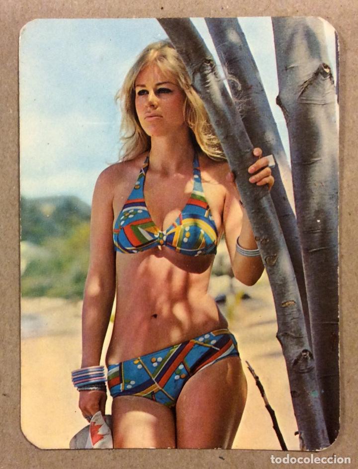 Coleccionismo calendarios: BAR ANLUBE (BASAURI). CALENDARIO PUBLICITARIO DE 1975. CHICA BIKINI
