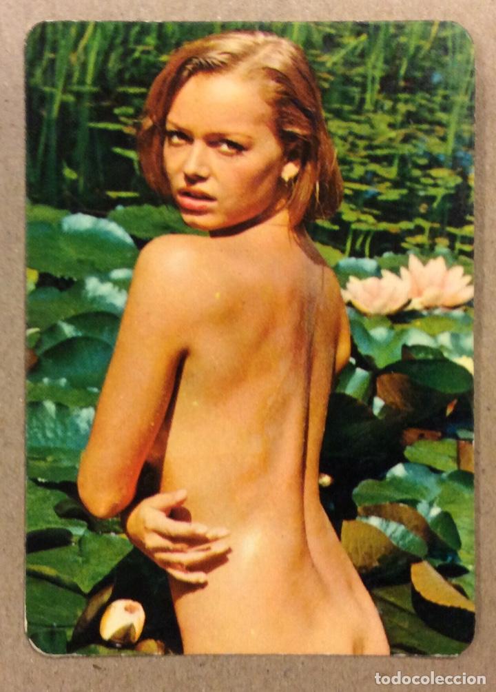 Collectables Calendars: PELUQUER&Iacute;A GARC&Iacute;A (BASAURI). CALENDARIO PUBLICITARIO DE 1975. CHICA BIKINI