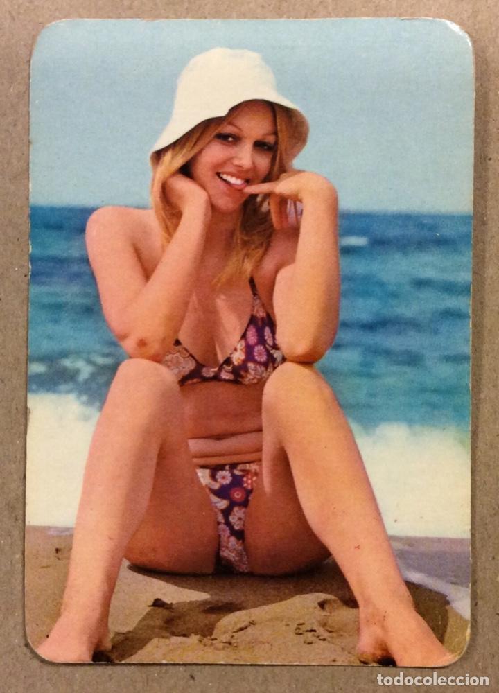 Coleccionismo calendarios: ELECTRICIDAD DEL AUTOM&Oacute;VIL SAN CRIST&Oacute;BAL (BILBAO). CALENDARIO PUBLICITARIO DE 1974. CHICA BIKINI.