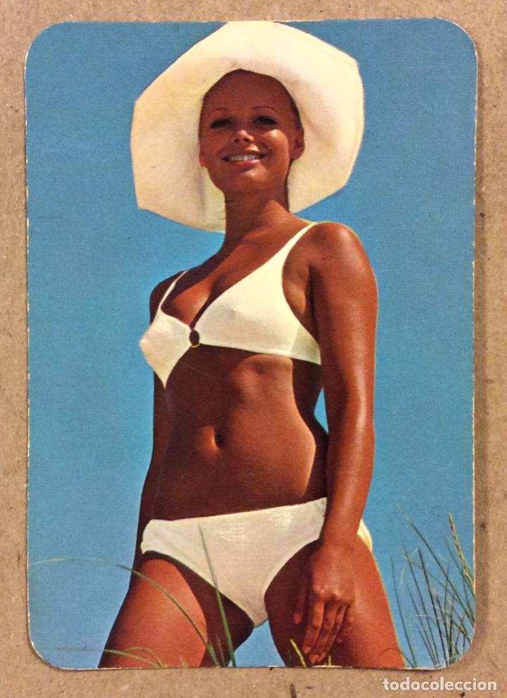Sammeln von Kalendern: BAR EMILIANO (ARANGOITI - BILBAO). CALENDARIO PUBLICITARIO DE 1974. CHICA BIKINI.