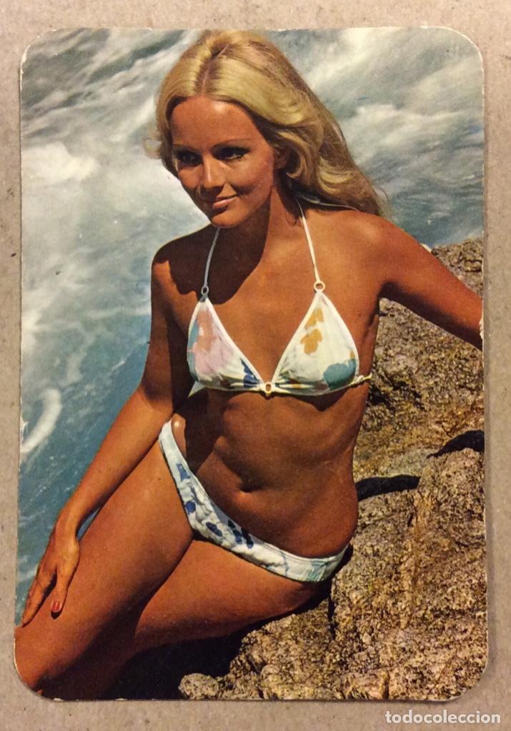 Sammeln von Kalendern: BAR BOLIVAR (DEUSTO - BILBAO). CALENDARIO PUBLICITARIO DE 1974. CHICA BIKINI