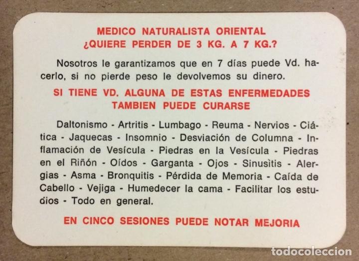 Sammeln von Kalendern: ACUPUNTURA CHANG (BARACALDO Y SANTURCE). CALENDARIO PUBLICITARIO DE 1984.