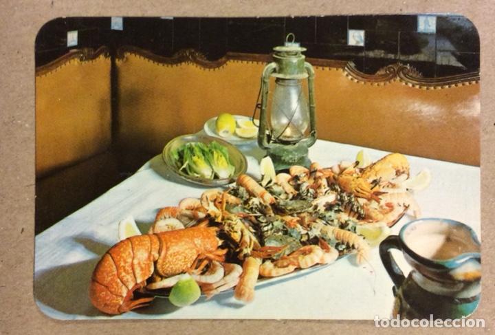 Coleccionismo Calendarios: CAFETER&Iacute;A BEGO&Ntilde;A (ZALLA). CALENDARIO PUBLICITARIO DE 1980. MARISCADA