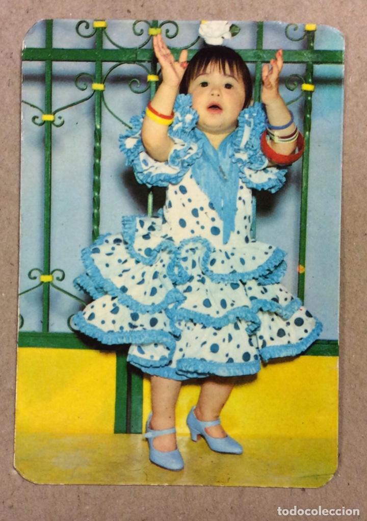 Coleccionismo calendarios: GR&Aacute;FICAS ARGA (BILBAO). CALENDARIO PUBLICITARIO DE 1975. NI&Ntilde;A FLAMENCA