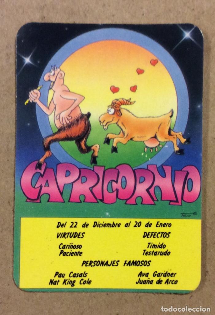 Colecionismo Calend&aacute;rios: DISCOS YES (IRUN). CALENDARIO PUBLICITARIO DE 1992. CAPRICORNIO