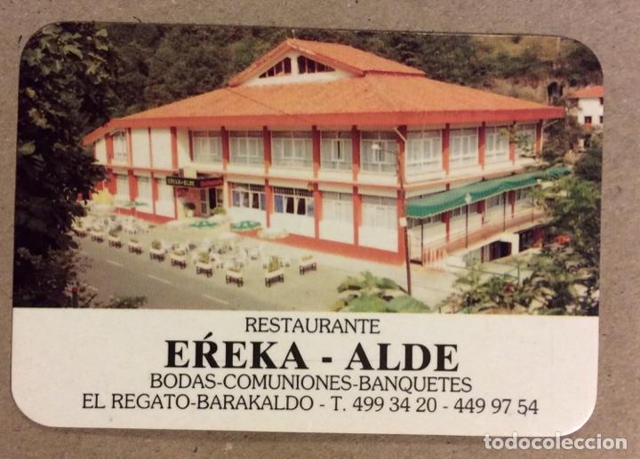 Coleccionismo Calendarios: RESTAURANTE ERREKA-ALDE (EL REGATO - BARACALDO). CALENDARIO PUBLICITARIO DE 1991.