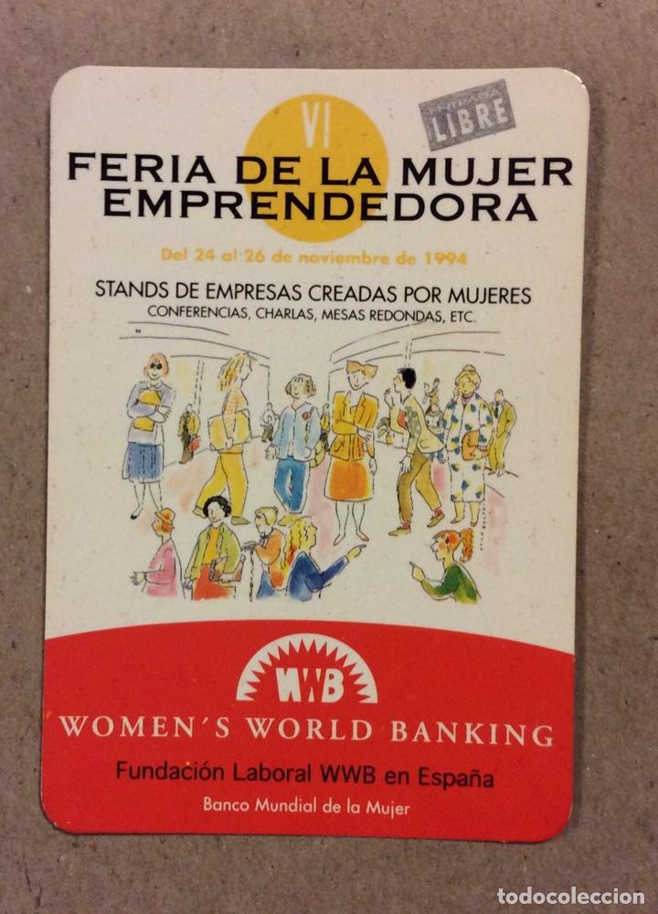 Collezionismo Calendari: BANCO MUNDIAL DE LA MUJER (TOLEDO - ALBACETE - CIUDAD REAL). CALENDARIO PUBLICITARIO DE 1995.