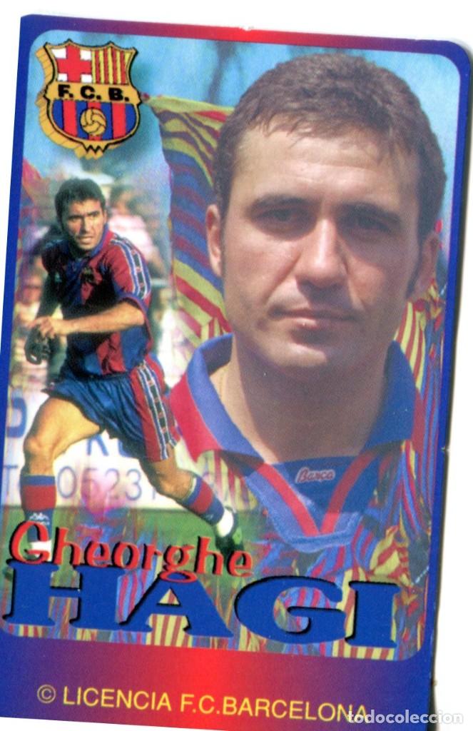 Coleccionismo calendarios: Calendario de bolsillo. FC Barcelona. Hagi. 1996.
