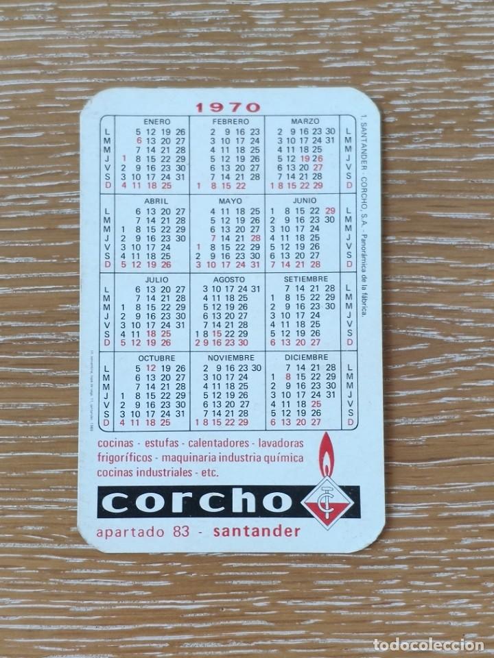 Coleccionismo calendarios: VCK 3113 CALENDARIO BOLSILLO - A&Ntilde;O 1970 - CORCHO - SANTANDER