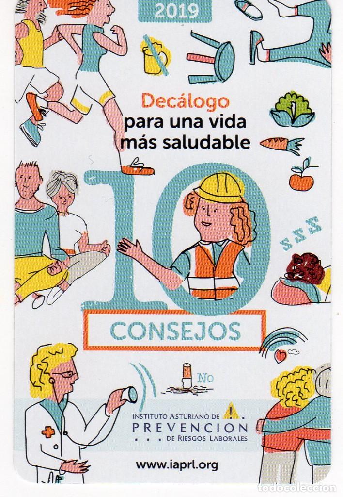 Collezionismo Calendari: Calendario bolsillo - A&Ntilde;O 2019 - FOURNIER INSTITUTO ASTURIANO PREVENCI&Oacute;N DE RIESGOS LABORALES IAPRL