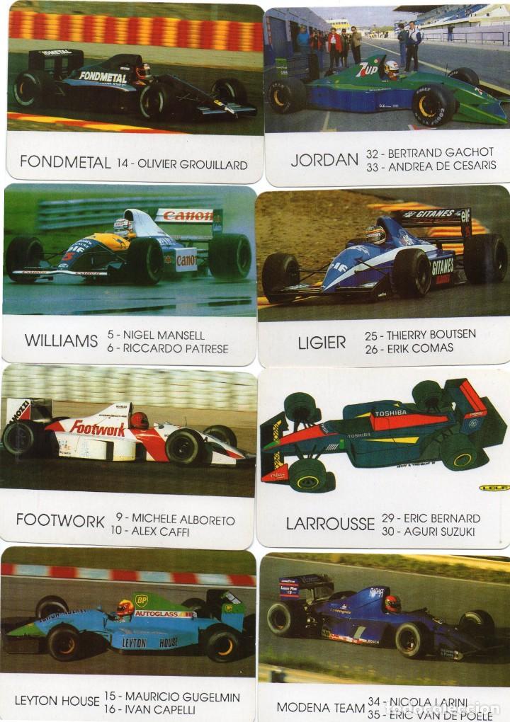 Colecionismo Calend&aacute;rios: Calendario de Publicidad 1992 - 17 calendarios - FORMULA UNO