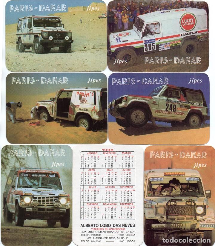 Collectionnisme Calendriers: Calendario de Publicidad 1990 -PARIS - DACAR ( 12 CALENDARIOS)