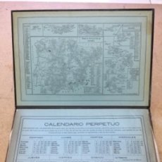 Coleccionismo Calendarios: CALENDARIO PERPETUO, EN CARPETA MEDIADOS DE SIGLO XX