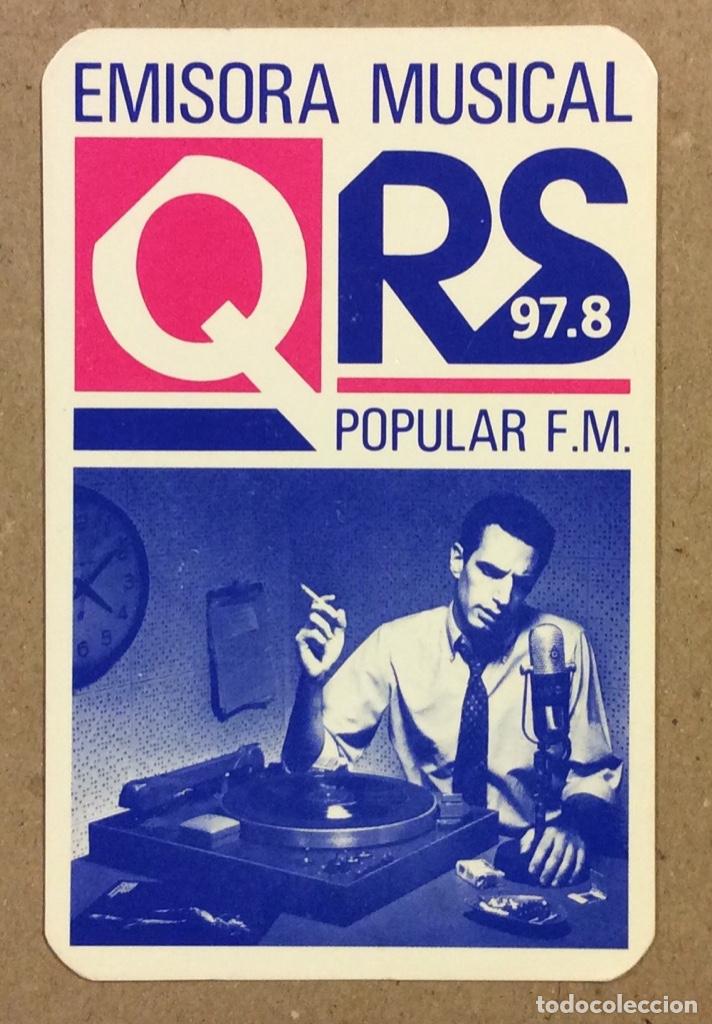 Coleccionismo calendarios: EMISORA MUSICAL QRS POPULAR F.M. (BILBAO). CALENDARIO PUBLICITARIO DE 1991.