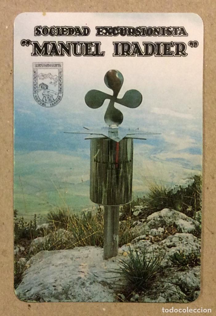 Coleccionismo Calendarios: SOCIEDAD EXCURSIONISTA MANUEL IRADIER (VITORIA - GAZTEIZ). CALENDARIO PUBLICITARIO DE 1994.