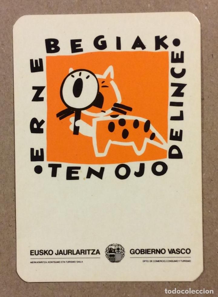 Coleccionismo Calendarios: TEN OJO DE LINCE - ERNE BEGIAK. CALENDARIO PUBLICITARIO DEL GOBIERNO VASCO DE 1993.