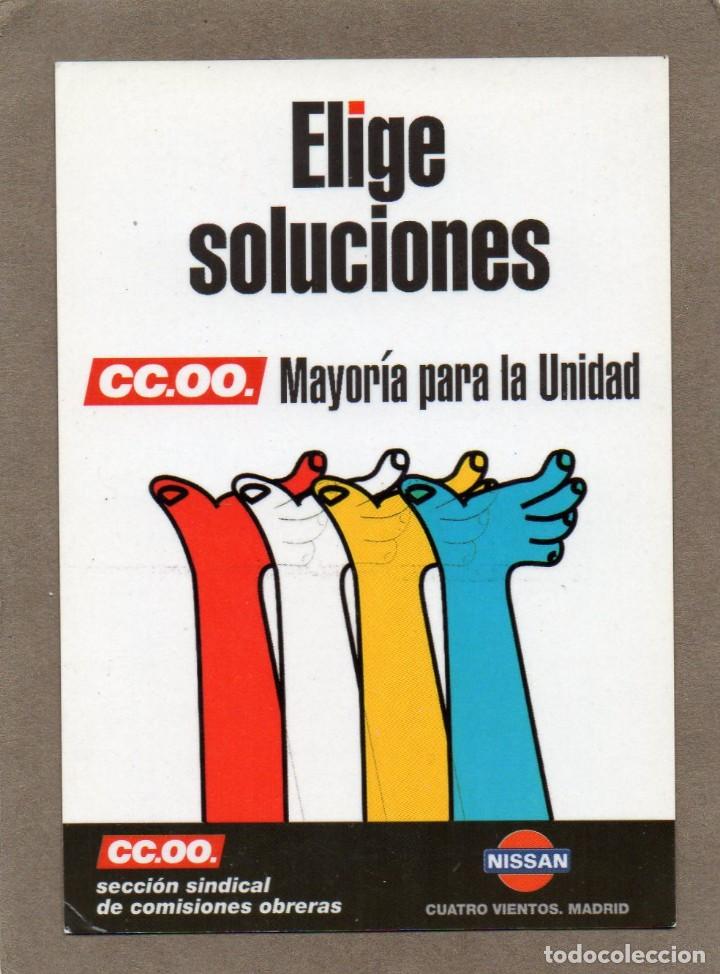 Coleccionismo Calendarios: Calendario de Publicidad 2021 - CC.OO - NISSAN