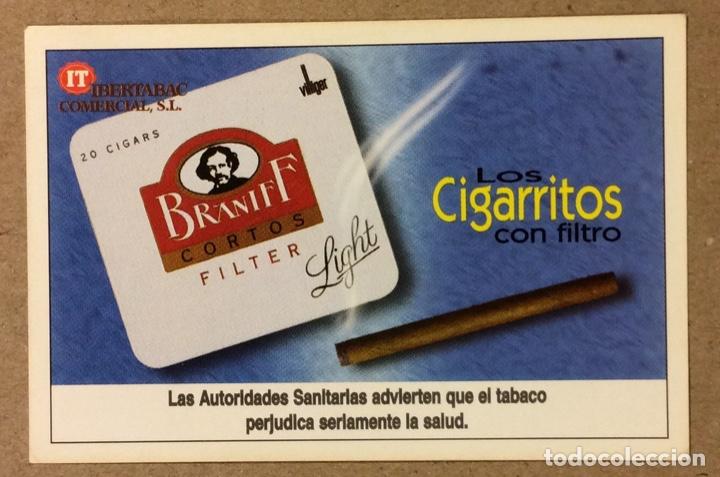 Coleccionismo calendarios: CIGARROS BRANIFF CORTOS. CALENDARIO PUBLICITARIO DE 1999.