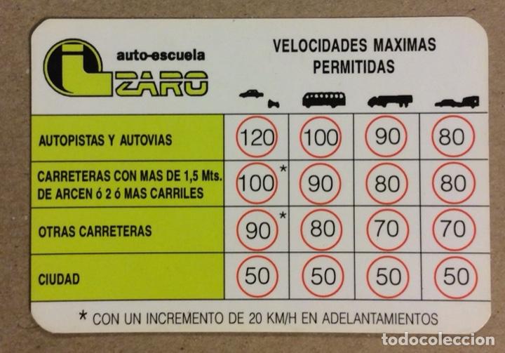 Collectables Calendars: AUTO ESCUELA IZARO. CALENDARIO PUBLICITARIO DE 1998.