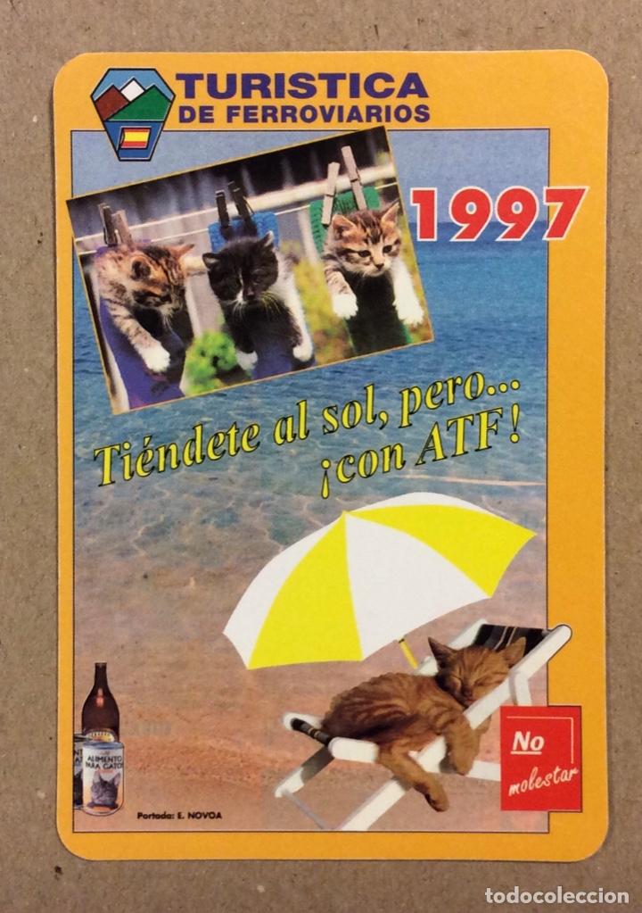 Coleccionismo calendarios: TUR&Iacute;STICA DE FERROVIARIOS (MADRID). CALENDARIO PUBLICITARIO DE 1997.