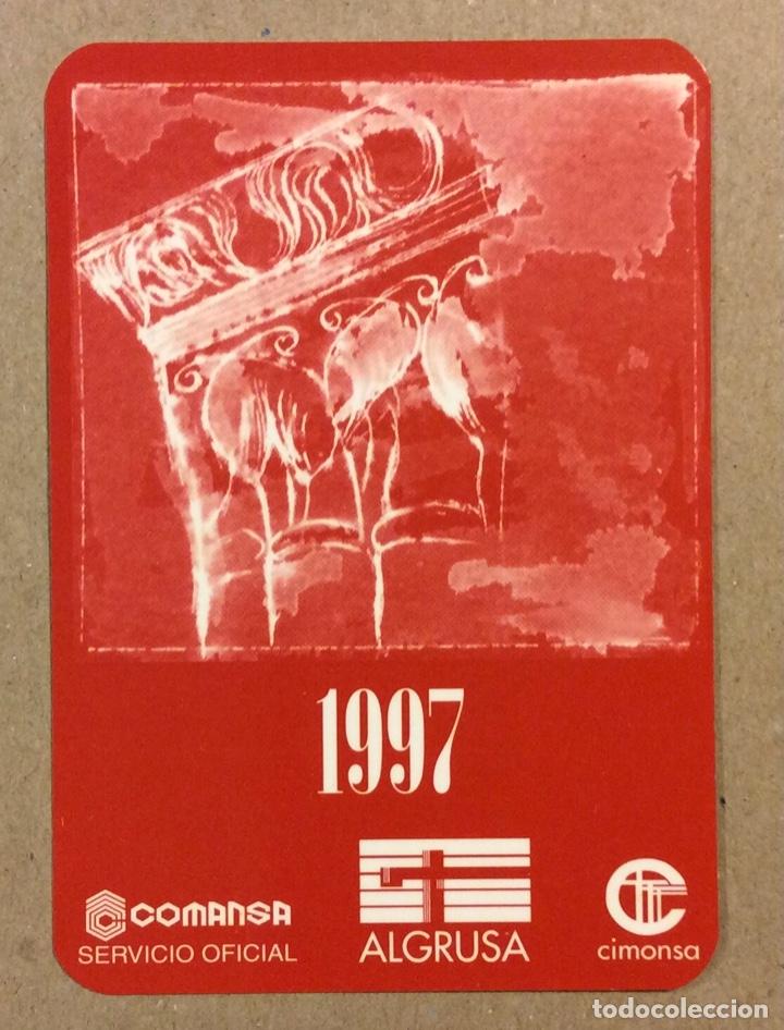 Coleccionismo calendarios: ALGRUSA (VALLADOLID). CALENDARIO PUBLICITARIO DE 1997.