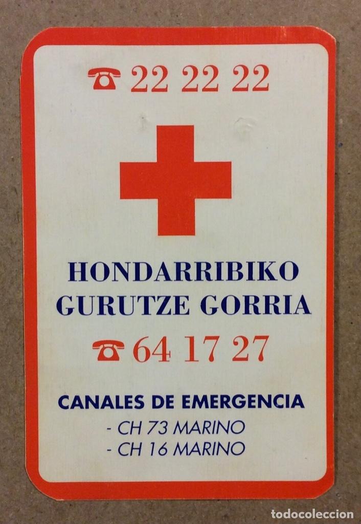 Coleccionismo calendarios: SECADERO DE BACALAO SOFRESAL Y CRUZ ROJA (HONDARRIBIA). CALENDARIO PUBLICITARIO DE 1996.