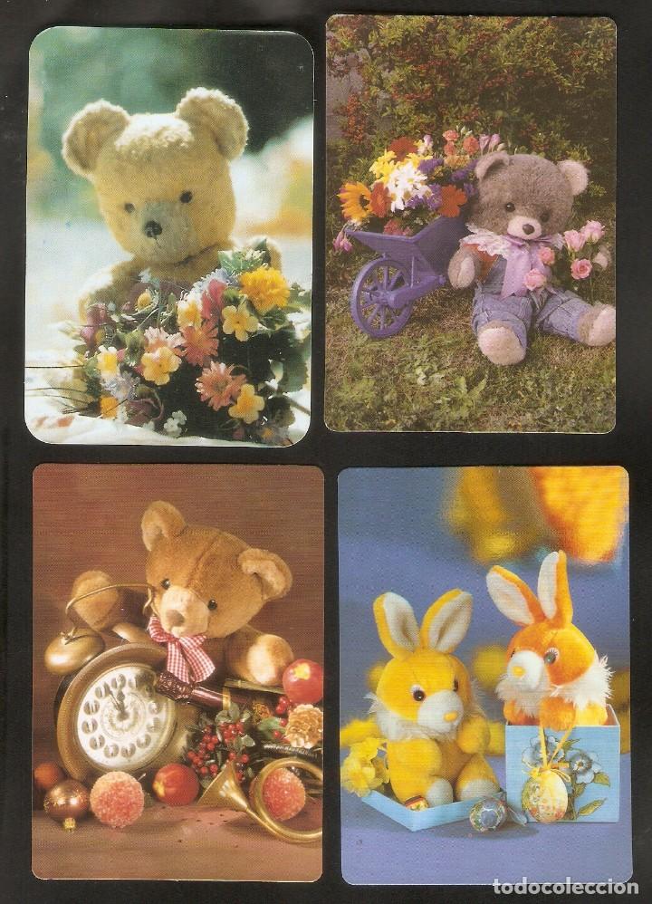 Colecionismo Calend&aacute;rios: 4 CALENDARIOS BOLSILLO DE SERIE A&Ntilde;OS 2000-2004 JUGUETES - PELUCHES - VER FOTO REVERSOS