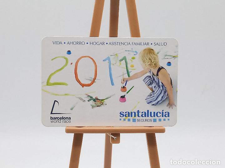 Coleccionismo Calendarios: Calendario de bolsillo - 2011 - Publicitario - Seguros Santaluc&iacute;a