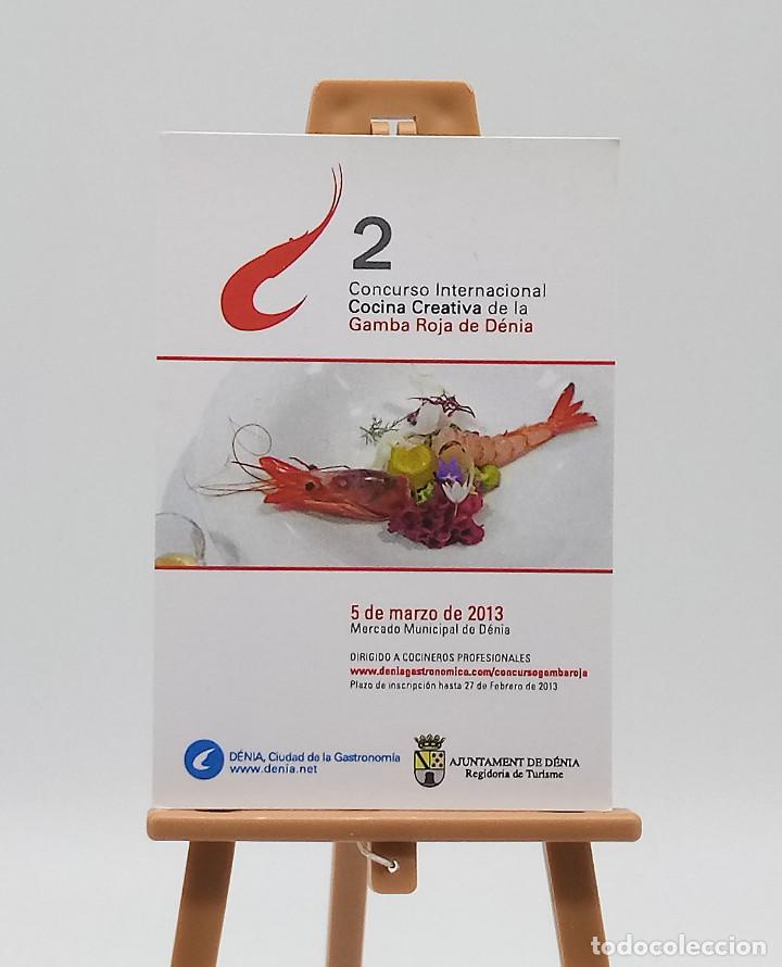 Colecionismo Calend&aacute;rios: Calendario de bolsillo - 2013 - 2&ordm; Concurso Internacional Cocina Creativa de la Gamba Roja de Denia