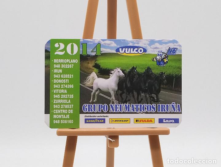 Coleccionismo Calendarios: Calendario de bolsillo - 2014 - Publicitario - Grupo Neum&aacute;ticos Iru&ntilde;a