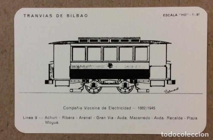 Coleccionismo calendarios: TRANV&Iacute;AS DE BILBAO L&Iacute;NEA 9, COMPA&Ntilde;&Iacute;A VASCA DE ELECTRICIDAD. CALENDARIO PUBLICITARIO DE 1993 FILATELI