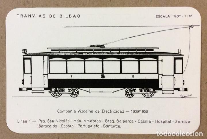 Coleccionismo calendarios: TRANV&Iacute;AS DE BILBAO L&Iacute;NEA 1, COMPA&Ntilde;&Iacute;A VASCA DE ELECTRICIDAD. CALENDARIO PUBLICITARIO DE 1992 FILATELI