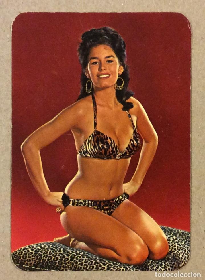 Sammeln von Kalendern: FERRETER&Iacute;A LEAL Y TAXI L. TEMPRANO (ERANDIO). CALENDARIO PUBLICITARIO DE 1975. CHICA BIKINI