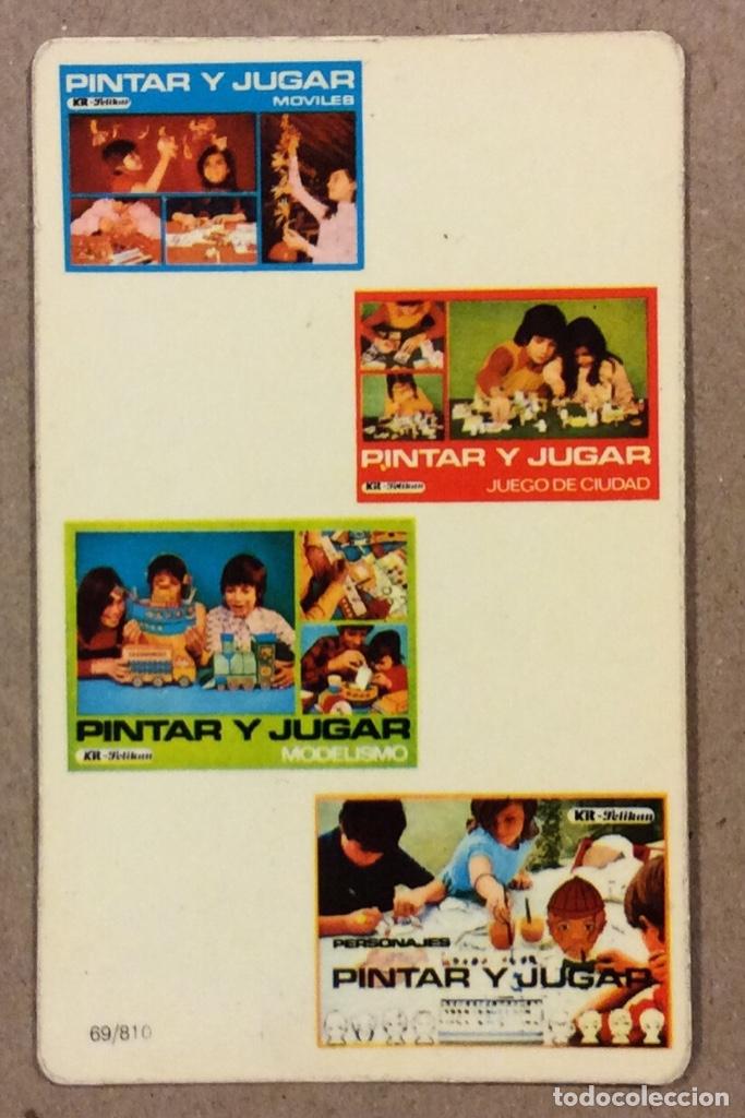 Coleccionismo Calendarios: KIT-PELIKAN JUEGOS EDUCATIVOS PARA PINTAR Y JUGAR. CALENDARIO PUBLICITARIO DE 1975.