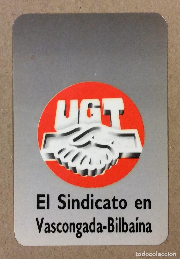 Collectables Calendars: UGT, EL SINDICATO EN VASCONGADA-BILBA&Iacute;NA. CALENDARIO PUBLICITARIO DE 1991.
