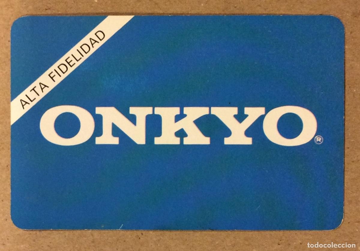 Coleccionismo Calendarios: ONKYO, ALTA FIDELIDAD. CALENDARIO PUBLICITARIO FOURNIER DE 1992.