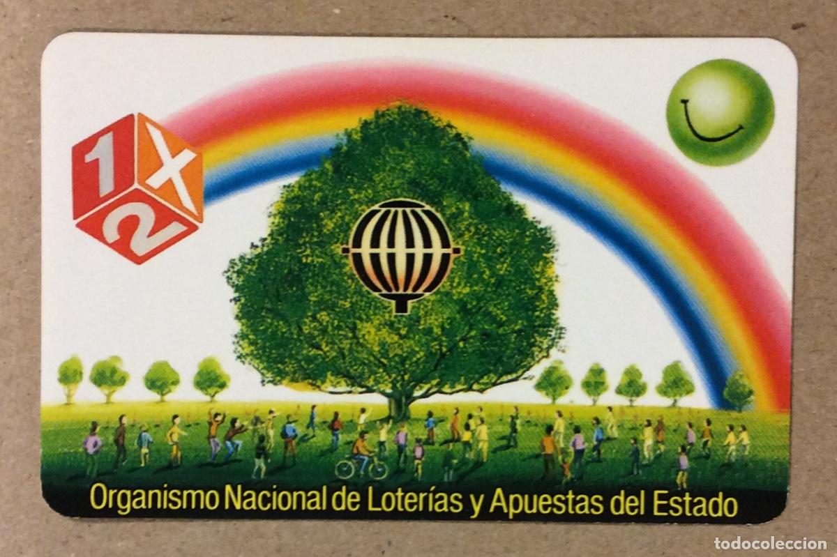 Colecionismo Calend&aacute;rios: ORGANISMO NACIONAL DE LOTER&Iacute;AS Y APUESTAS DEL ESTADO. CALENDARIO PUBLICITARIO FOURNIER DE 1989.