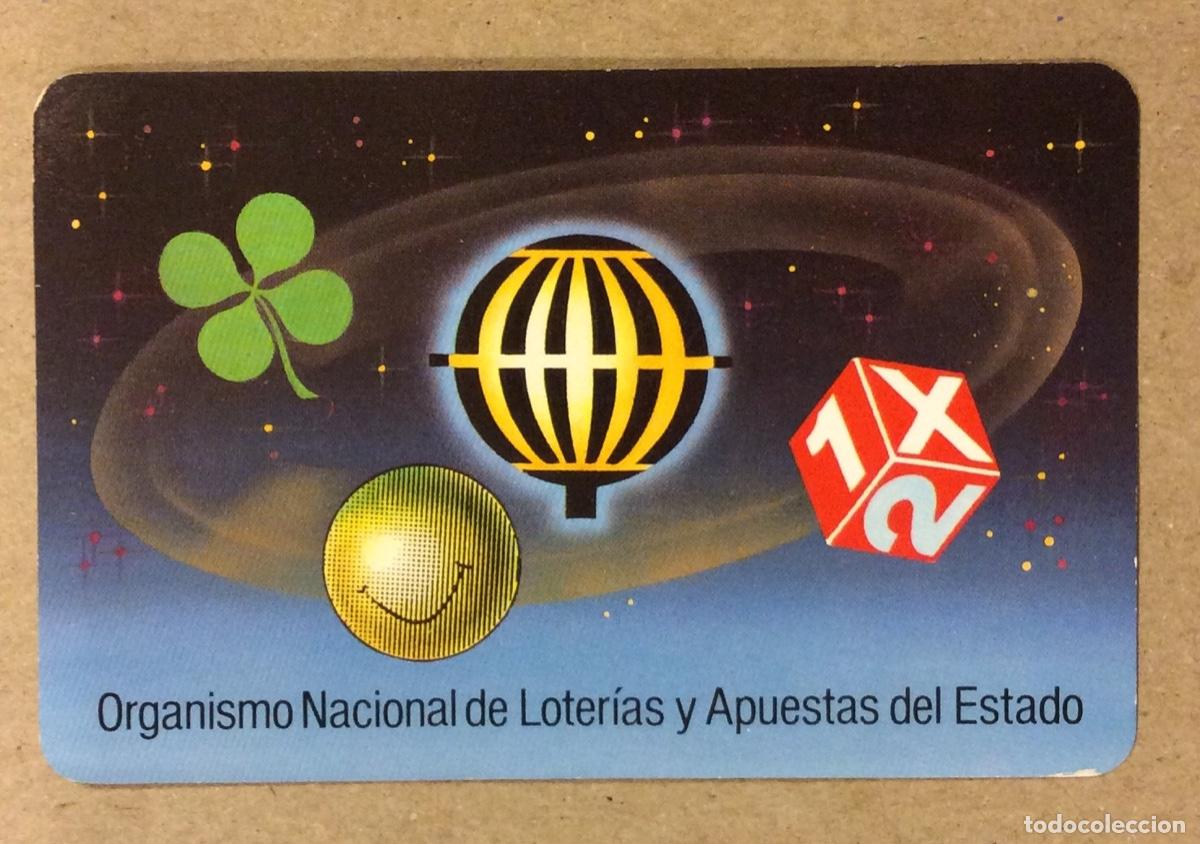 Coleccionismo calendarios: ORGANISMO NACIONAL DE LOTER&Iacute;AS Y APUESTAS DEL ESTADO. CALENDARIO PUBLICITARIO FOURNIER DE 1990.