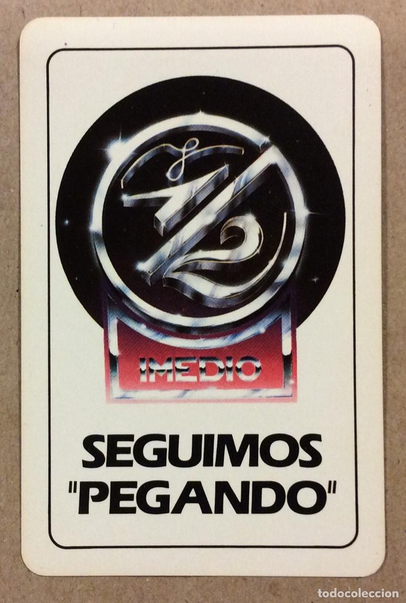Coleccionismo calendarios: PEGAMENTO IMEDIO. CALENDARIO PUBLICITARIO FOURNIER DE 1984.