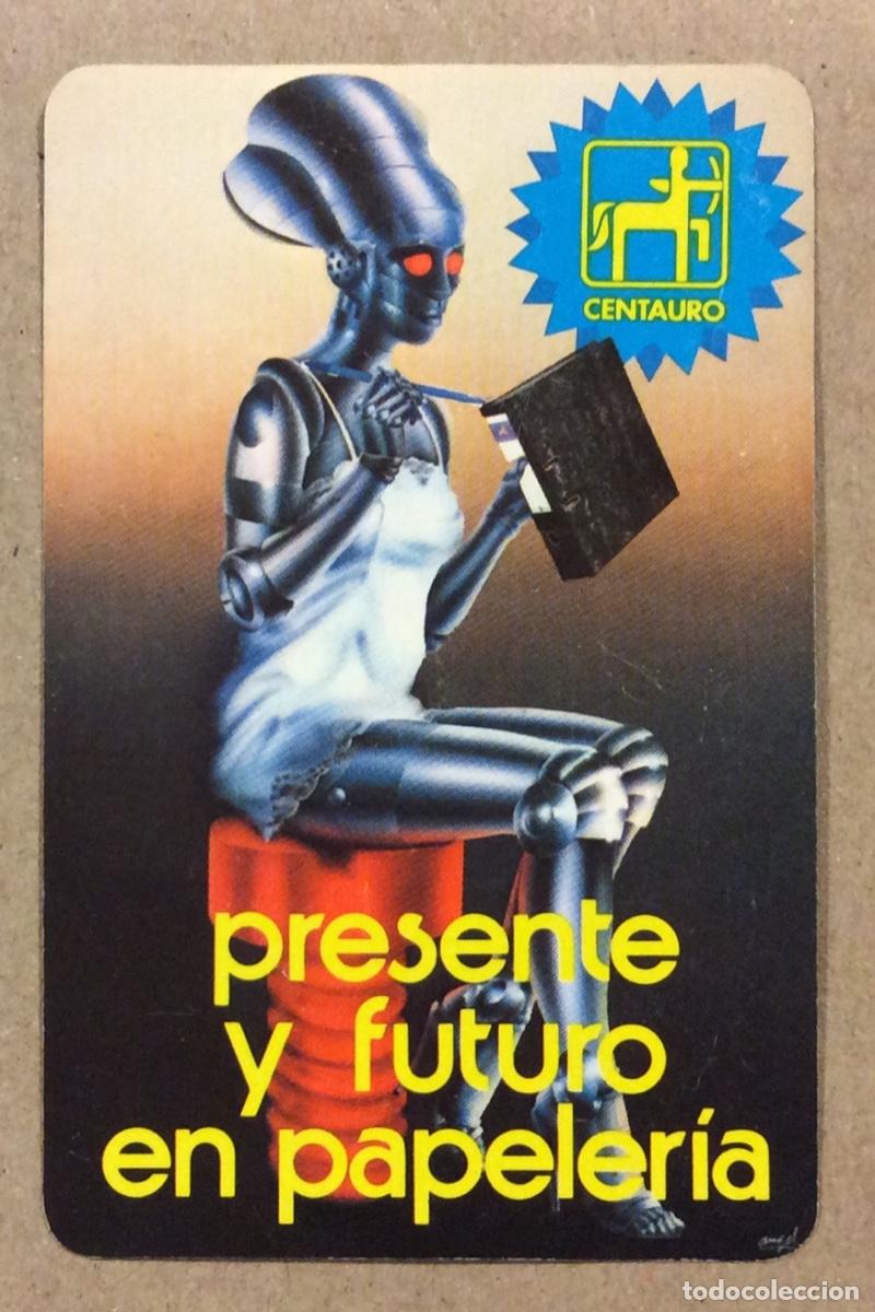 Collectables Calendars: PAPELER&Iacute;A CENTAURO. CALENDARIO PUBLICITARIO FOURNIER DE 1984.