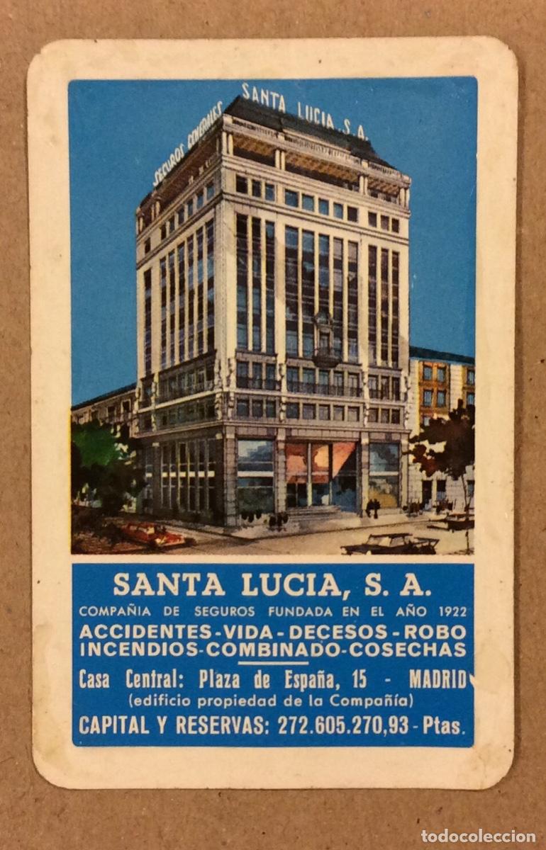 Coleccionismo calendarios: COMPA&Ntilde;&Iacute;A DE SEGUROS SANTA LUC&Iacute;A. CALENDARIO PUBLICITARIO FOURNIER 1970.
