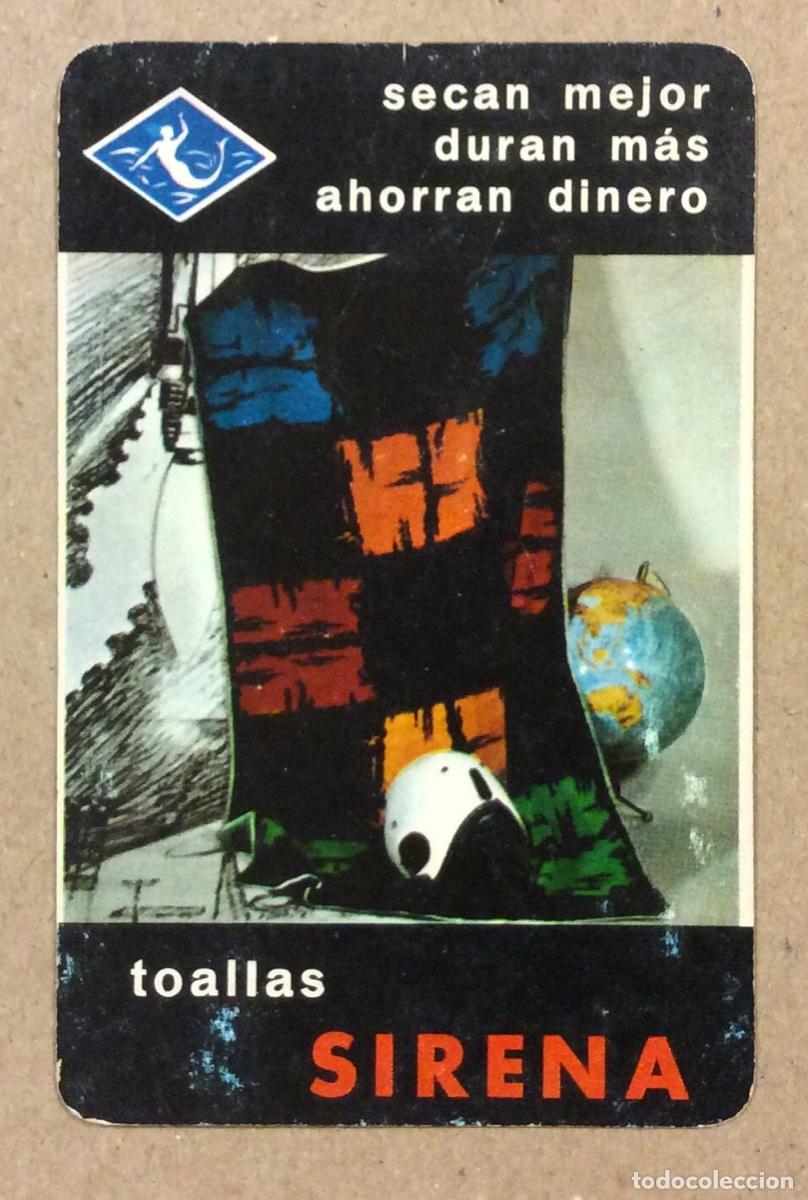 Coleccionismo calendarios: TOALLAS SIRENA. CALENDARIO PUBLICITARIO FOURNIER 1965.