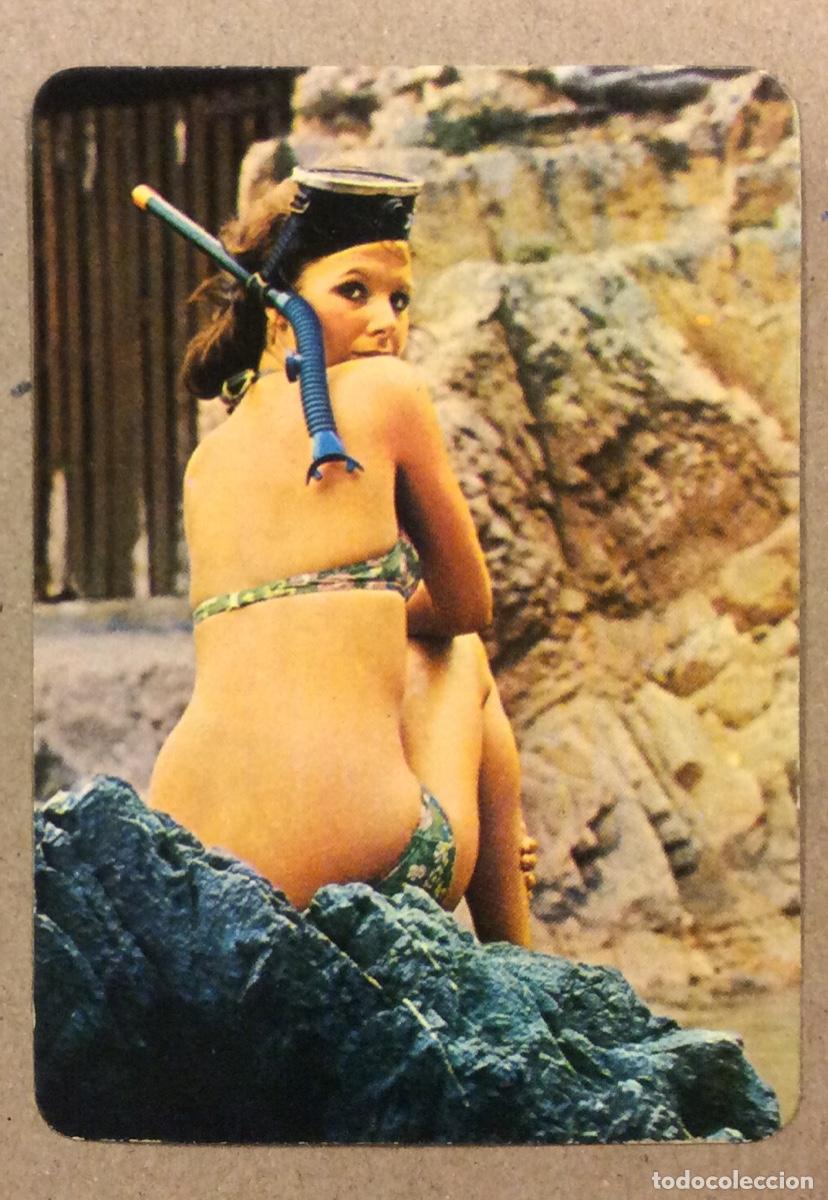 Sammeln von Kalendern: AUTO-ESCUELA PRECIADO (SANTURCE - PORTUGALETE). CALENDARIO PUBLICITARIO DE 1974. CHICA BIKINI.