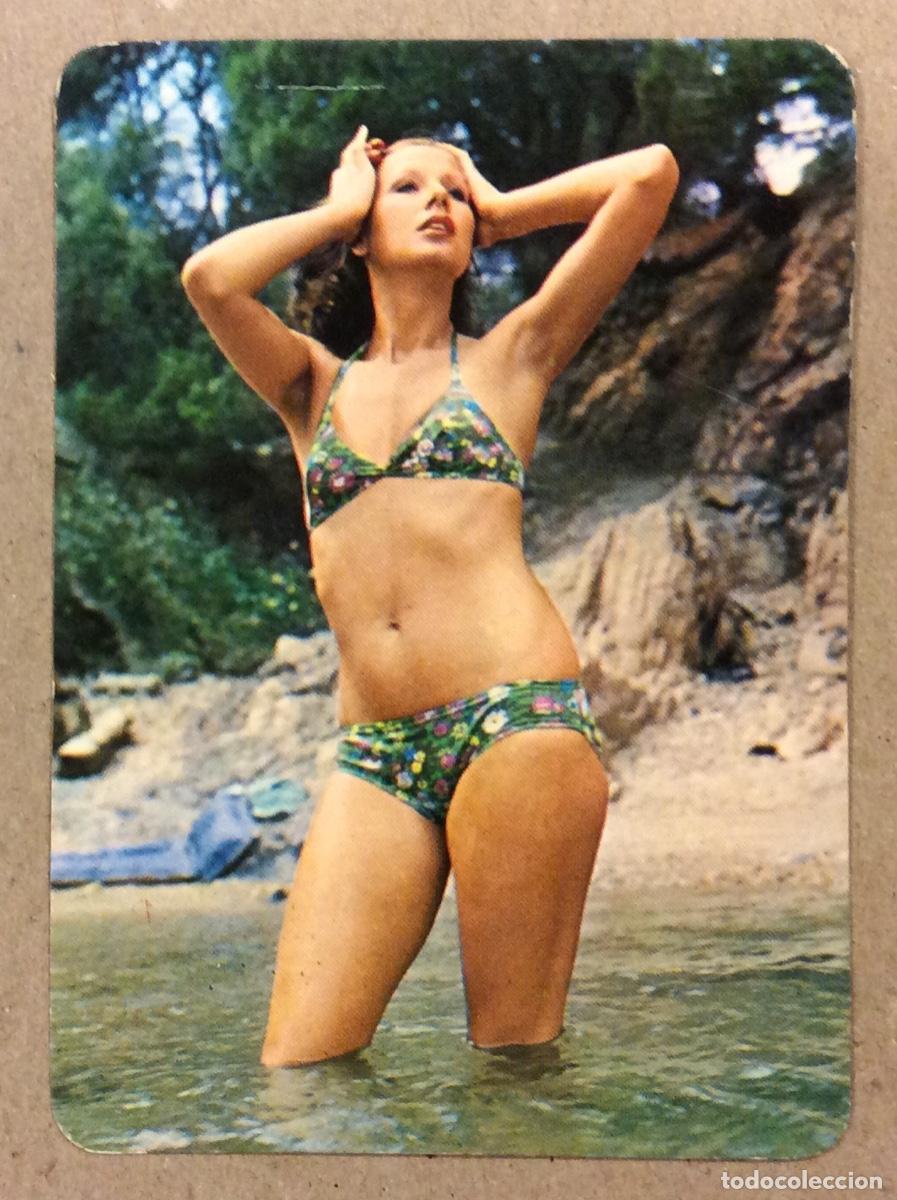 Colecionismo Calend&aacute;rios: AUTO-ESCUELA PRECIADO (SANTURCE - PORTUGALETE). CALENDARIO PUBLICITARIO DE 1974. CHICA BIKINI.