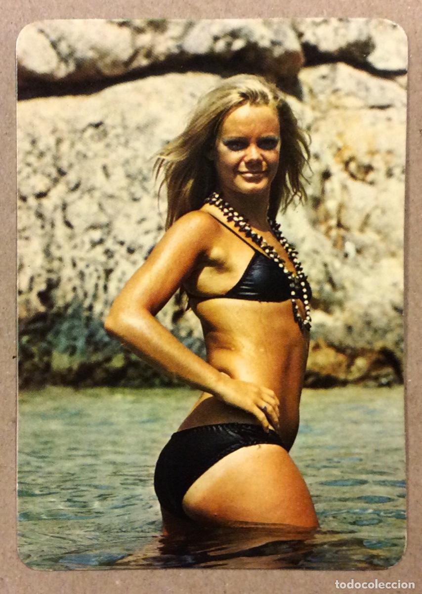 Coleccionismo calendarios: AUTO-ESCUELA PRECIADO (SANTURCE - PORTUGALETE). CALENDARIO PUBLICITARIO DE 1974. CHICA BIKINI.